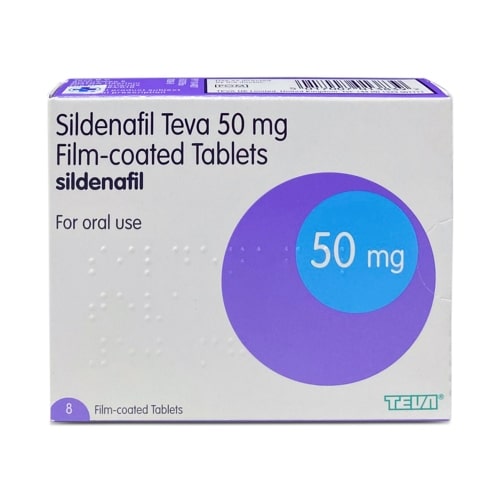 Sildenafil 50mg tablets TEVA